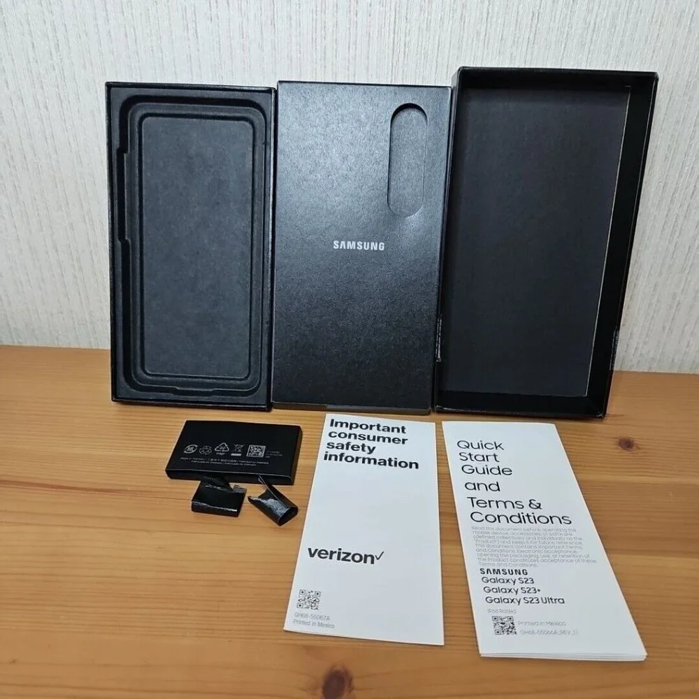 Samsung Galaxy S23 128GB Green Verizon Empty Box Only No Phone or Acc Box Only